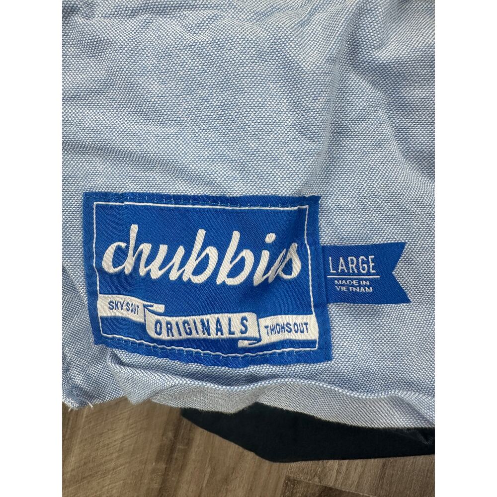 Chubbies 5.5” Elastic Waist Chino Shorts Navy — Size Large - Picture 6 of 9